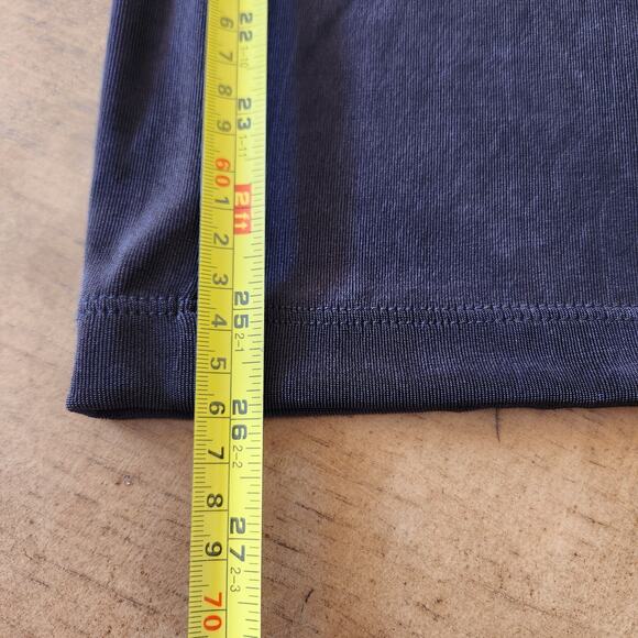 Chicos Travelers Pants Women 1S Chocolate Brown Slinky Knit Elastic Waist Dressy - Picture 16 of 16